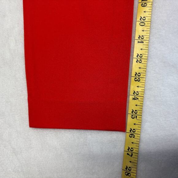 J. Crew Minnie Stretch Ankle Trouser Mid Rise Dress Pants Red Women’s Size 4 - Picture 12 of 12